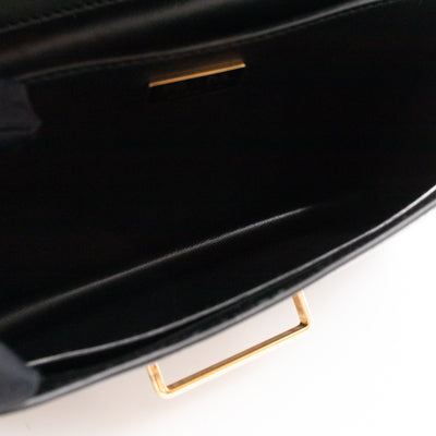 Cahier Calf Hair Calfskin Granato Black & Gold