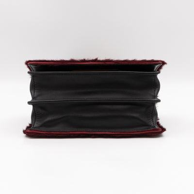 Cahier Calf Hair Calfskin Granato Black & Gold