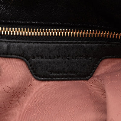 Falabella Fold Over Tote Black Gold