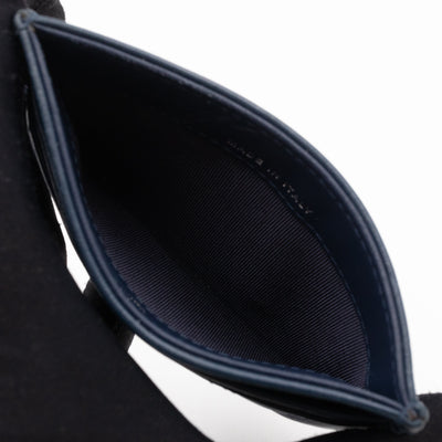 Gabrielle Card Holder Blue Leather