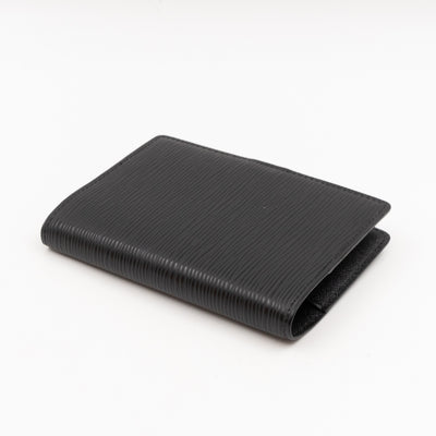Small Ring Agenda Cover Black Epi