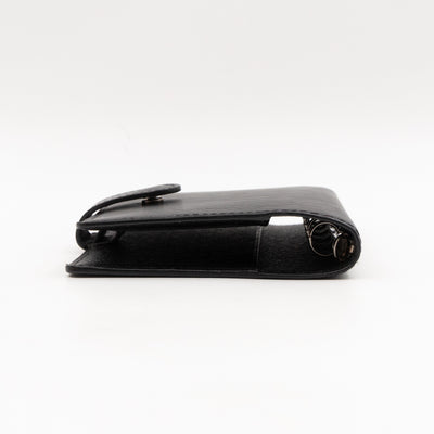 Small Ring Agenda Cover Black Epi