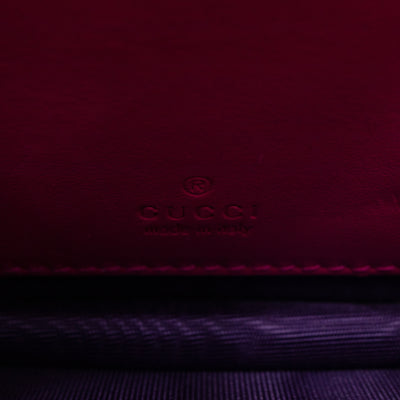GG Marmont Matelasse Mini Messenger Bag Fuchsia