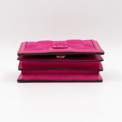GG Marmont Matelasse Mini Messenger Bag Fuchsia