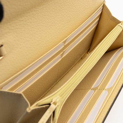 Ophidia Continental Wallet on Chain Yellow