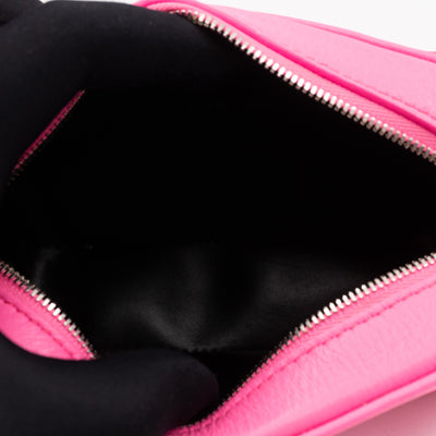 Everyday Camera Bag XS Neon Pink Leather