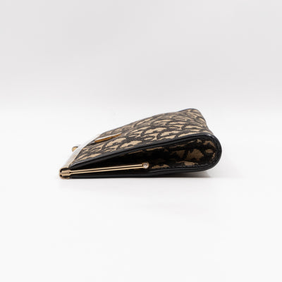Vintage Clutch Black Dior Oblique Jacquard