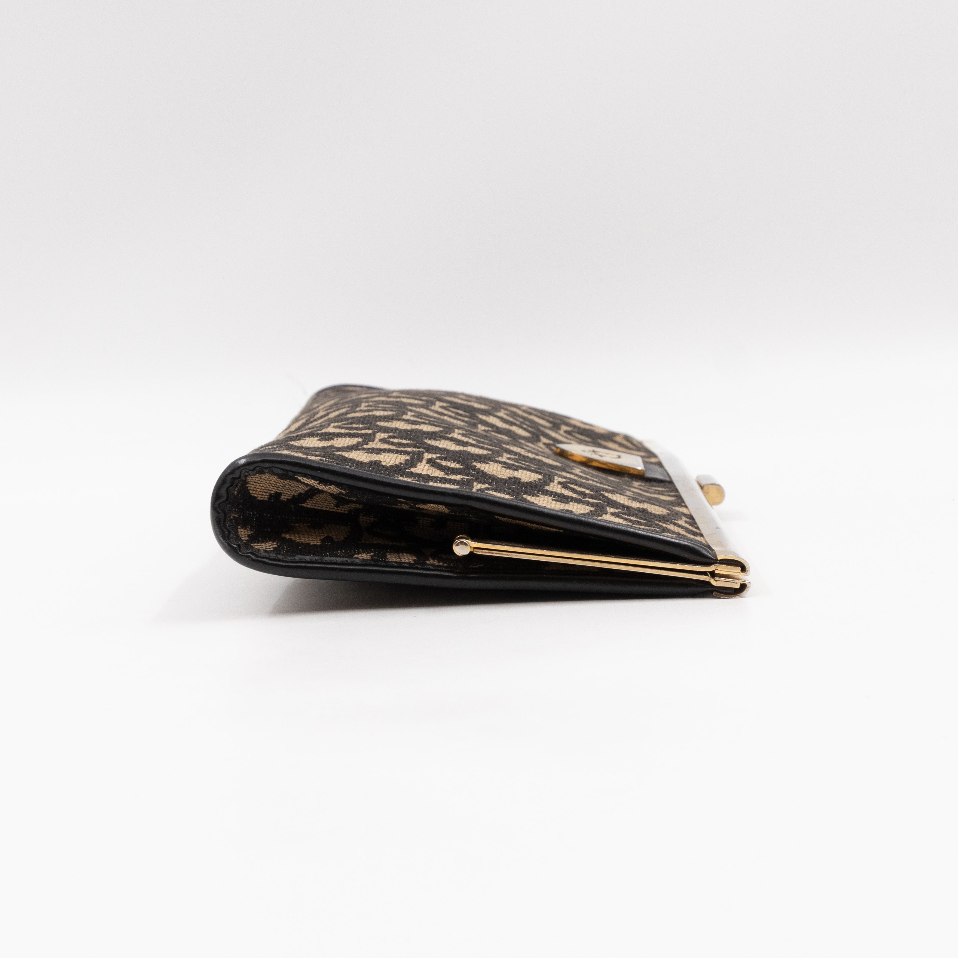 Vintage Clutch Black Dior Oblique Jacquard