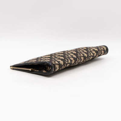 Vintage Clutch Black Dior Oblique Jacquard