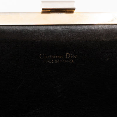 Vintage Clutch Black Dior Oblique Jacquard