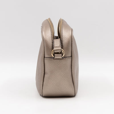 Disco Soho Champagne Metallic Leather
