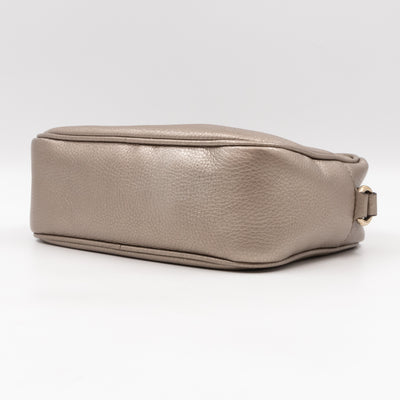 Disco Soho Champagne Metallic Leather