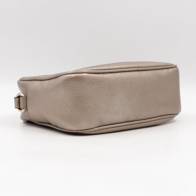 Disco Soho Champagne Metallic Leather