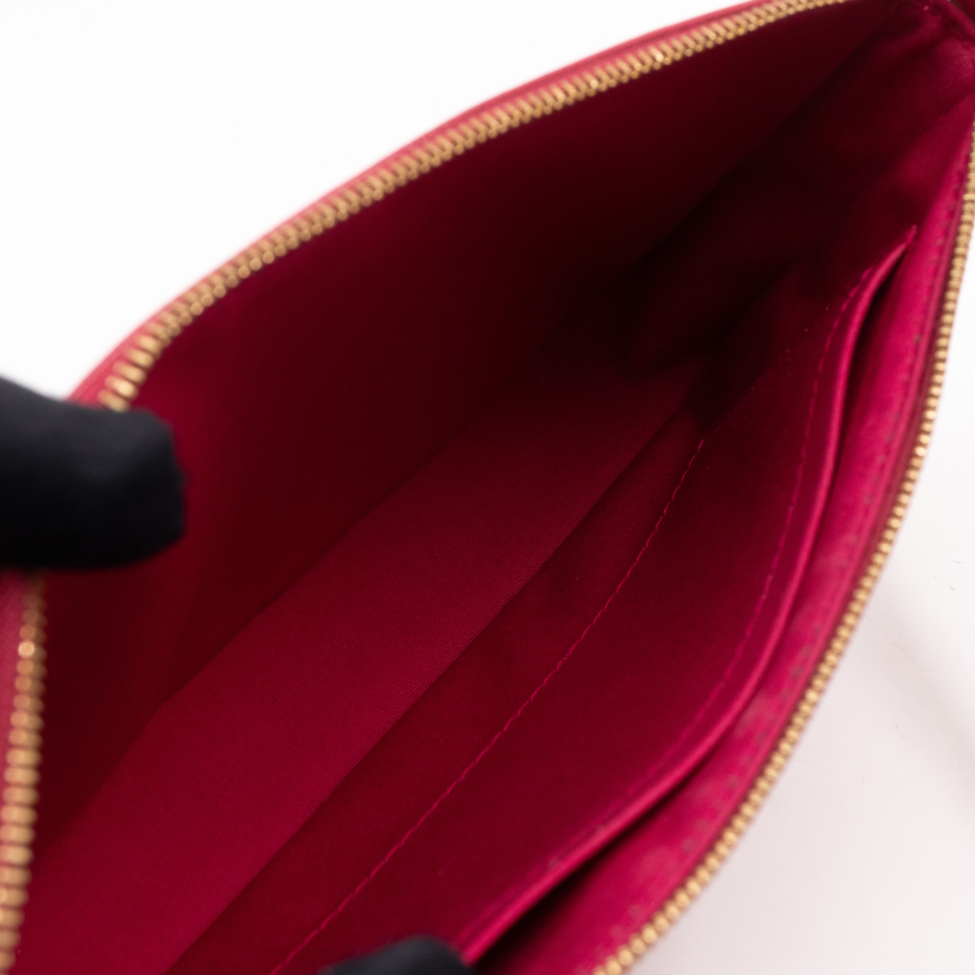 Pochette Accessoires Vernis Indian Rose