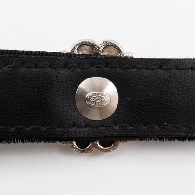 Lucky Charms Ribbon Belt Black Velvet
