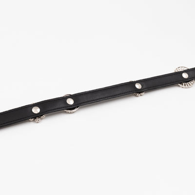 Lucky Charms Ribbon Belt Black Velvet
