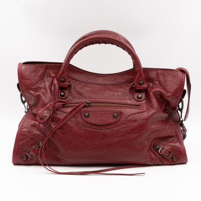 Classic City Burgundy Leather