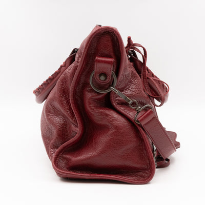 Classic City Burgundy Leather