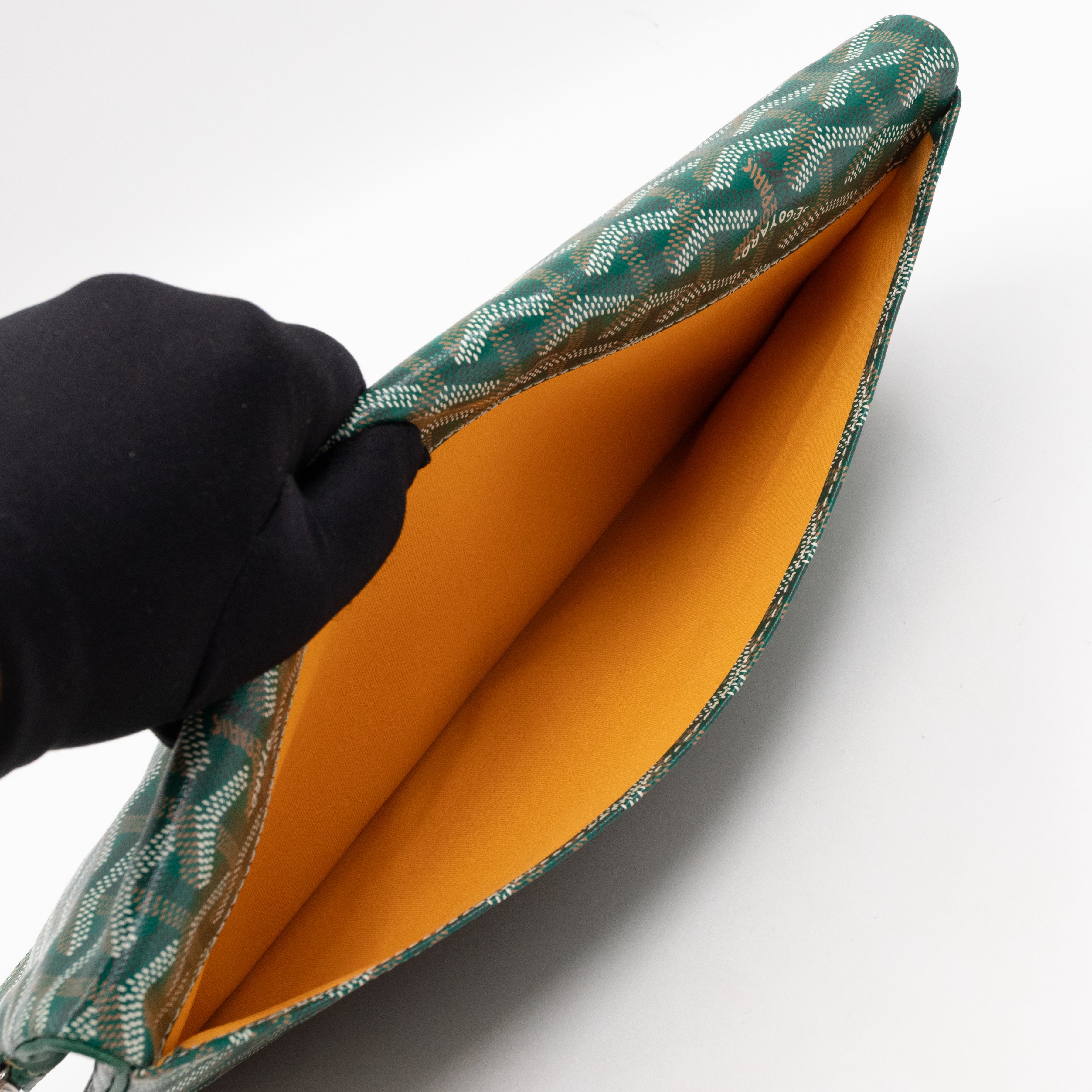 Sainte-Marie MM Foldable Clutch Goyardine Green