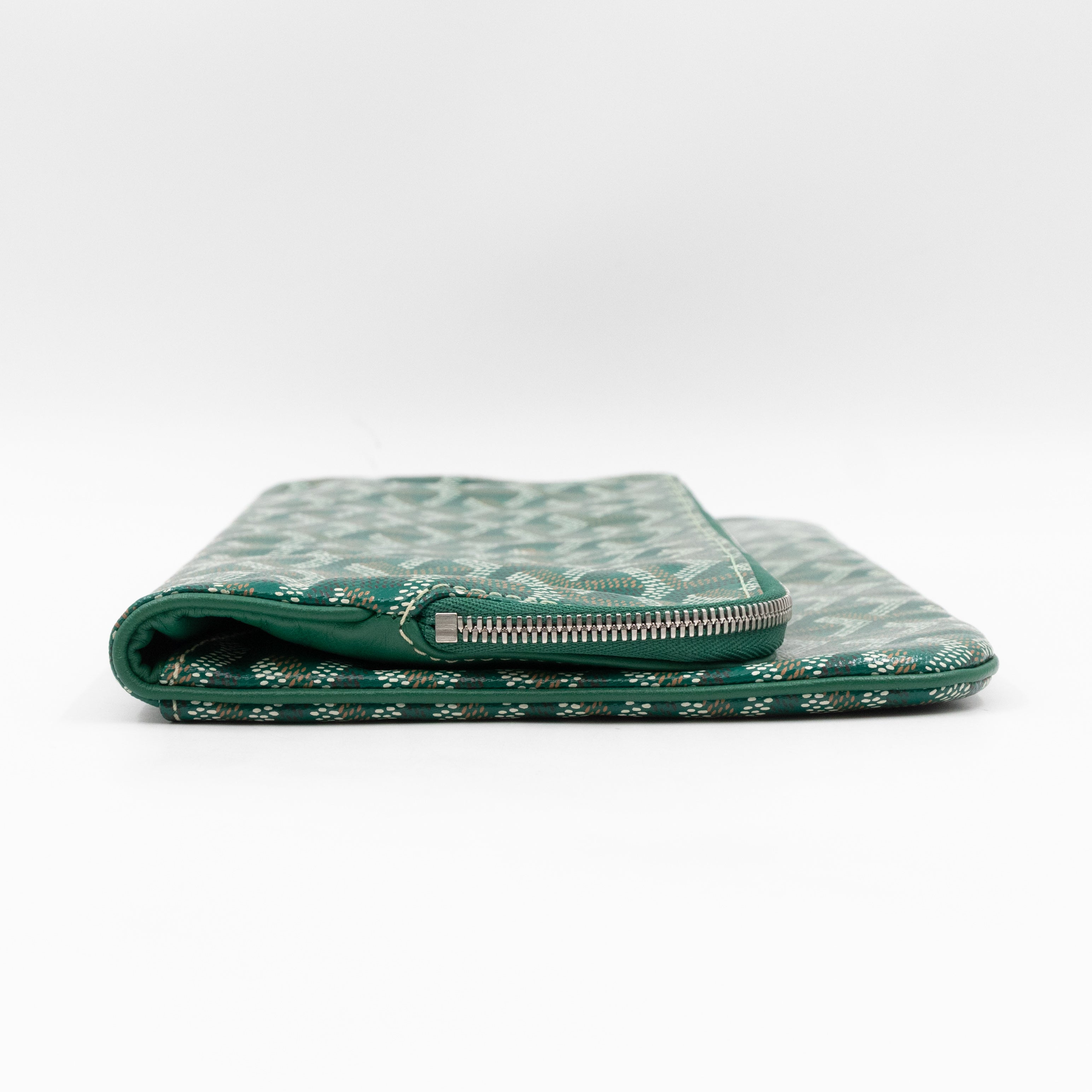Sainte-Marie MM Foldable Clutch Goyardine Green