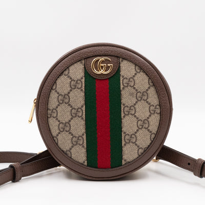 Ophidia Small Round Backpack GG Supreme