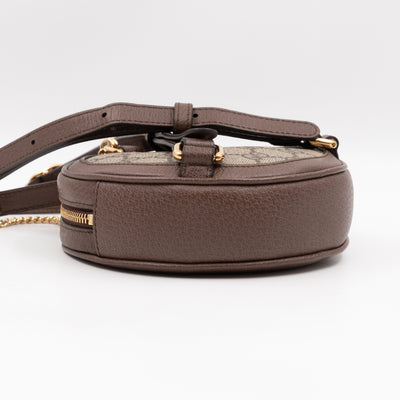 Ophidia Small Round Backpack GG Supreme