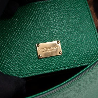 Sicily Mini Green Dauphine Leather