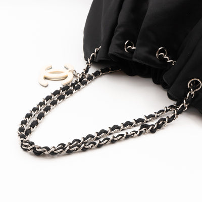 Melrose Cabas Black Satin
