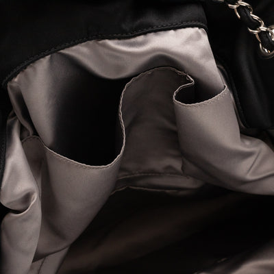 Melrose Cabas Black Satin