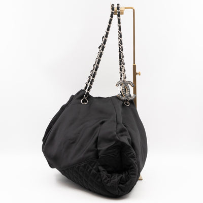 Melrose Cabas Black Satin