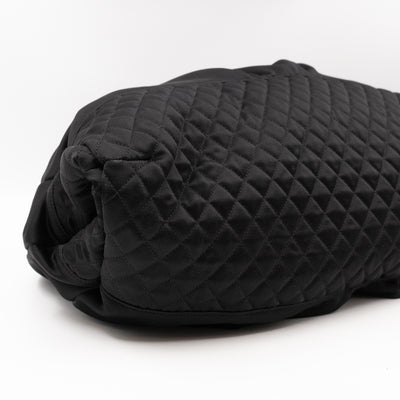 Melrose Cabas Black Satin