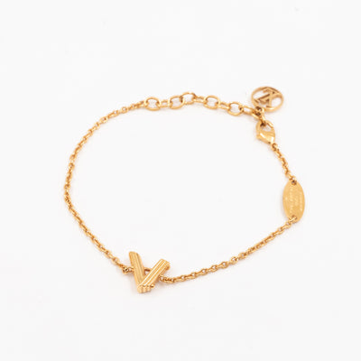 LV & Me Letter Bracelet Gold