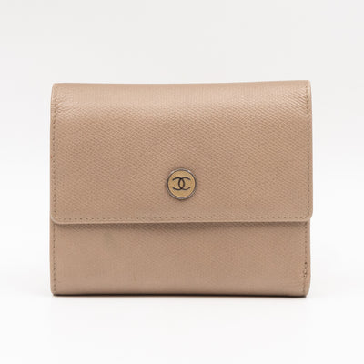 CC Trifold Wallet Champagne