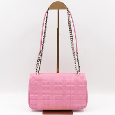 Small Quilted Lola Bag Light Pink Leather