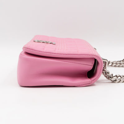 Small Quilted Lola Bag Light Pink Leather
