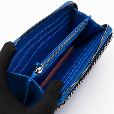 Falabella Zip Continental Wallet Blue