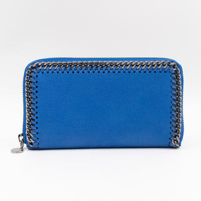 Falabella Zip Continental Wallet Blue