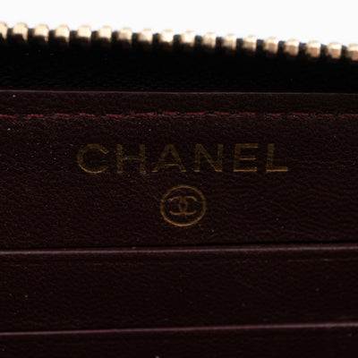 Small Trendy CC Zipped Wallet