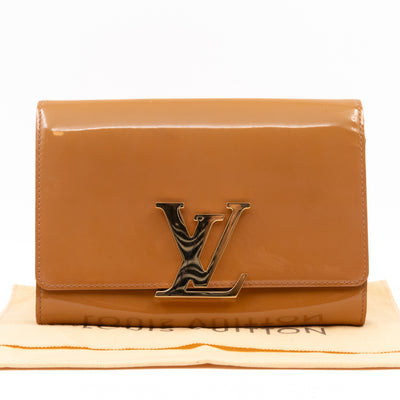 Louise Clutch Beige Vernis Gold