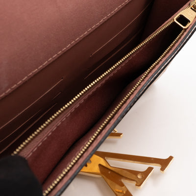 Louise Clutch Beige Vernis Gold