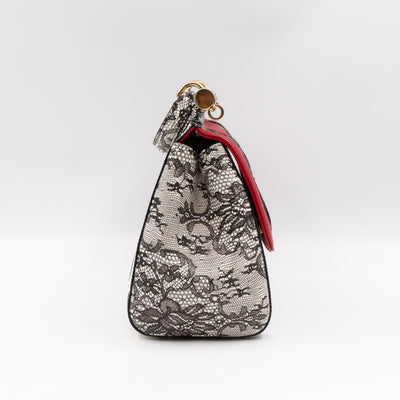 Sicily Laced Embroidery Dauphine Leather