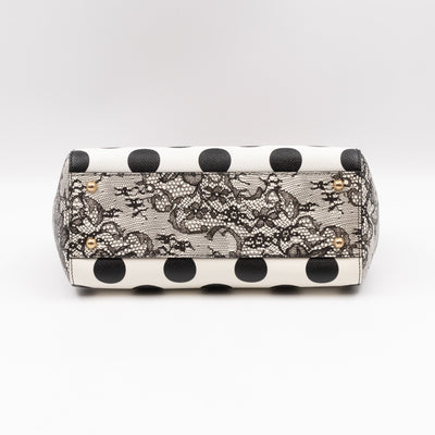 Sicily Laced Embroidery Dauphine Leather