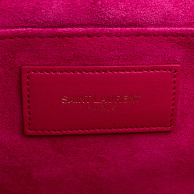 Chyc Ligne Y Clutch Pink Smooth Leather