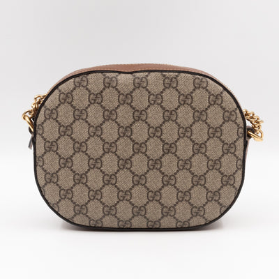GG Supreme Mini Chain Shoulder Bag Tiger Embroidered