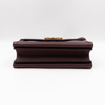 DG Amore Large Bag Burgundy Leather