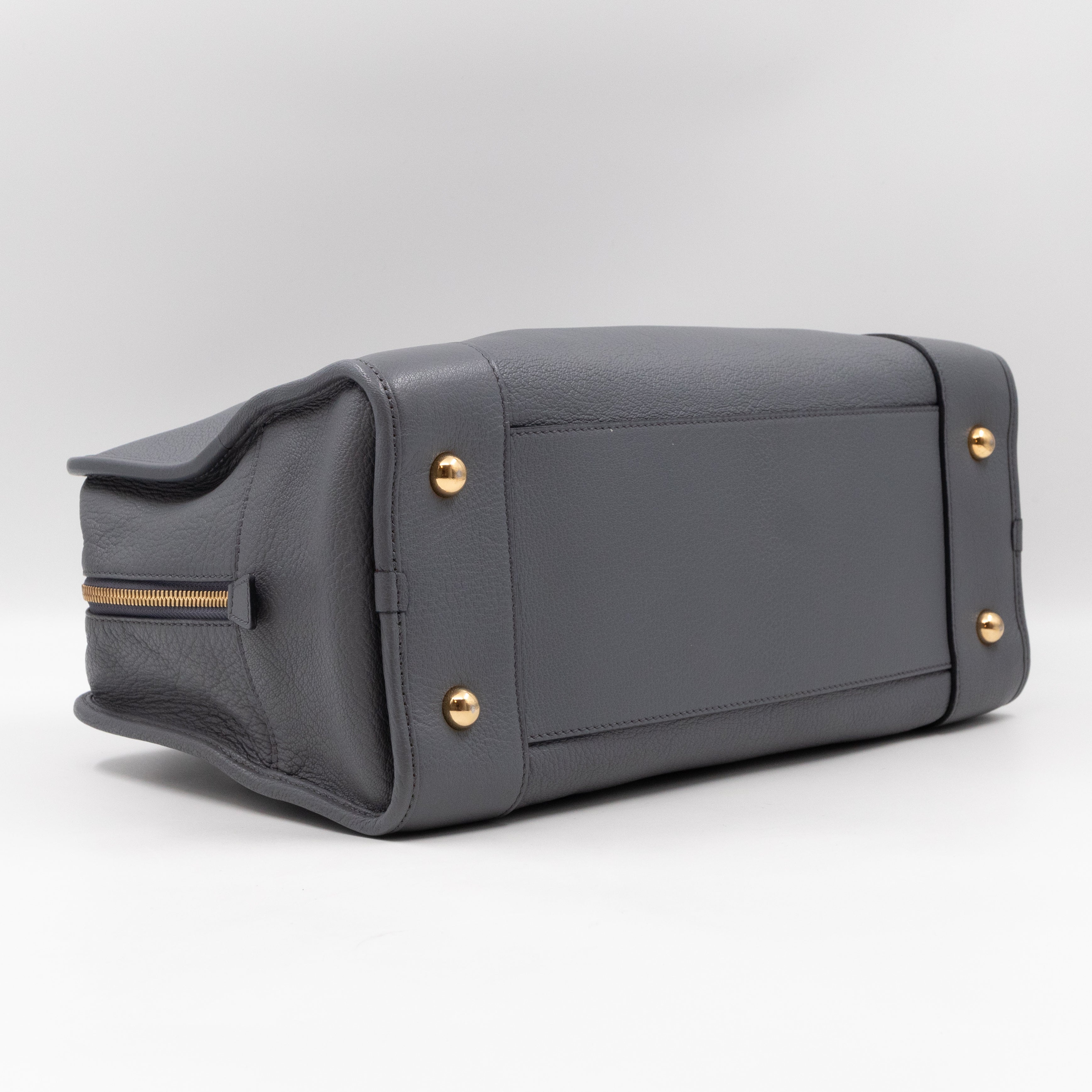 Amazona 36 Handbag Grey Leather
