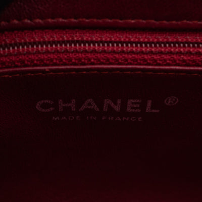 Timeless Clutch Quilted Red Patent Leather
