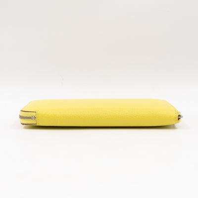 Azap Classique Long Wallet Yellow Leather