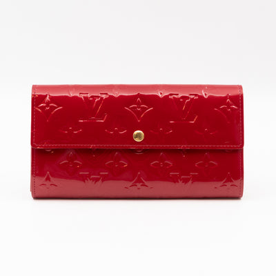 Sarah Wallet Monogram Pomme d'Amour Vernis