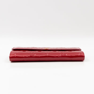 Sarah Wallet Monogram Pomme d'Amour Vernis